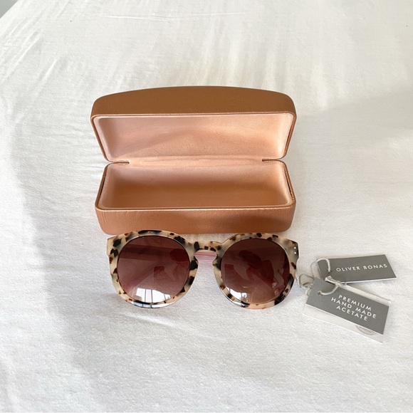 Oliver Bonas Tortoiseshell Sunglasses - Picture 1 of 7